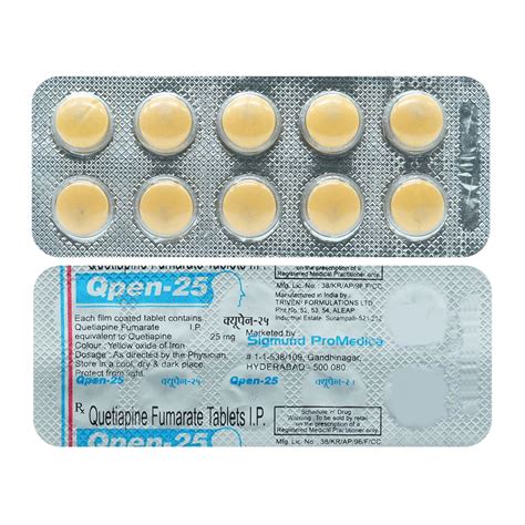 Qpen 25mg Tablet Uses Side Effects Price Apollo Pharmacy