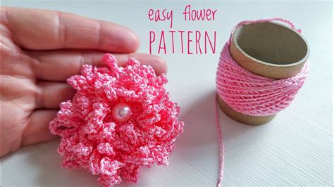 Easy Crochet Mum Flower Youtube