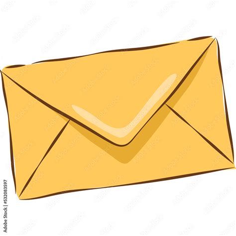 envelope PNG Clipart Illustration Stock Illustration | Adobe Stock