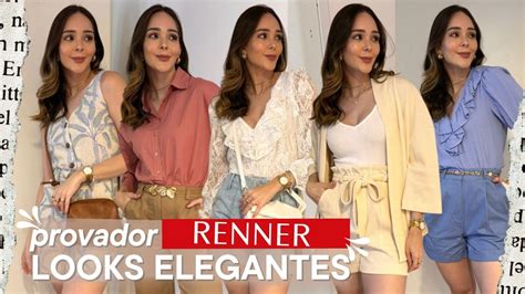 Provador Novidades Na Renner Looks Elegantes Muitos Looks Lindos L