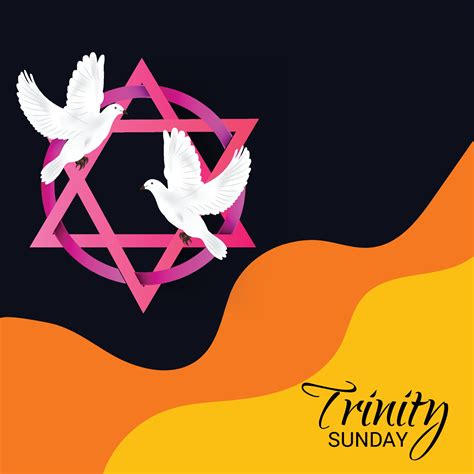 Vector illustration of a background for Trinity Sunday. 2181246 Vector ...