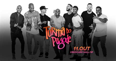 Grupo Turma do Pagode apresenta novo álbum Misturadin no Credicard Hall