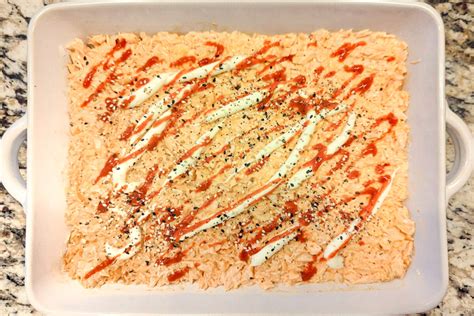 Easy Salmon Sushi Bake Recipe - Perfect for Parties