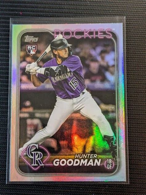 Topps Series Rainbow Foil Parallel Hunter Goodman Rc