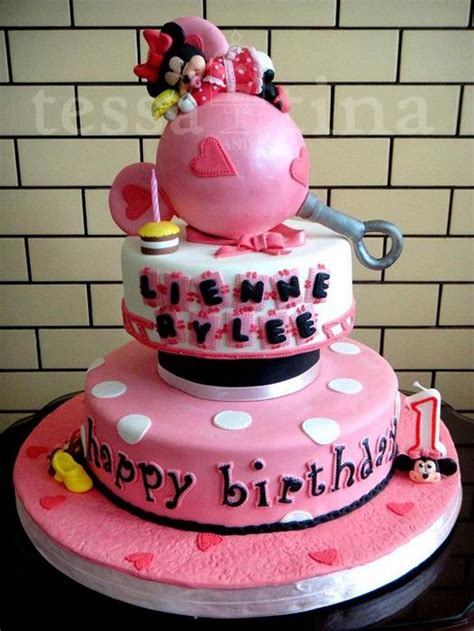 baby minnie mouse cake - Cake by tessatinacakes - CakesDecor