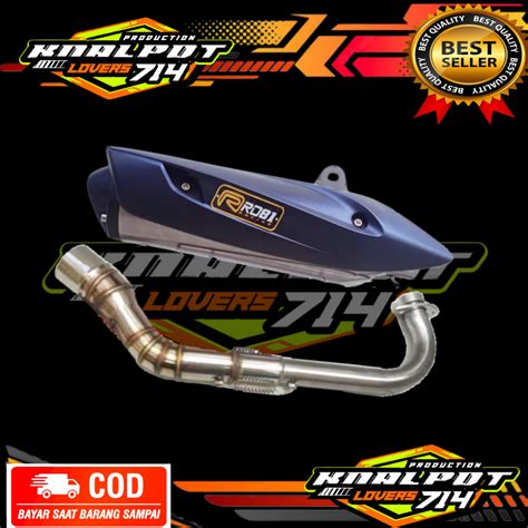 Jual Knalpot Standar Racing ROB1 PCX N MAX AEROX VARIO BEAT SCOOPY