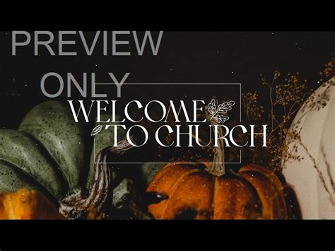 Fall Welcome To Church | Igniter Media | WorshipHouse Media