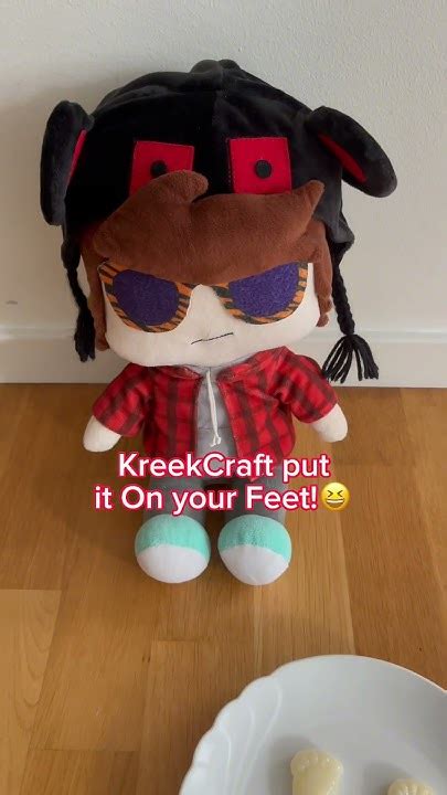 Kreekcraft Plush Plushie Licks His Toe Roblox Youtuber Plushie Youtube