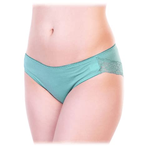 Morningsave Pack Angelina Cotton Bikini Panties With Back Lace