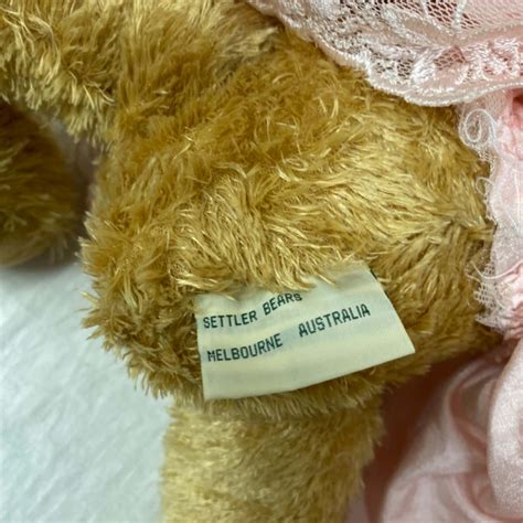Settler Bears Tan Bear with pink dress