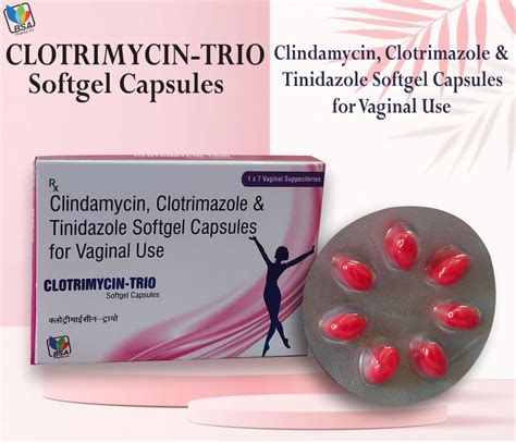 clotrimycin trio clindamycin clotrimazole tinidazole softgel