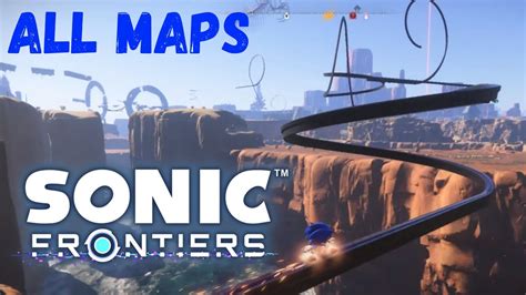 How Big Are The Maps In Sonic Frontiers Run Across All Maps Youtube