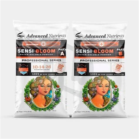 Sensi Bloom A B Powder Advanced Nutrients Gb The Green Brand