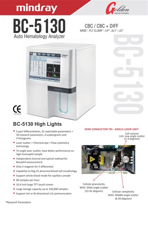 Bc Auto Hematology Analyzer At Rs Mindray Cell Counter In