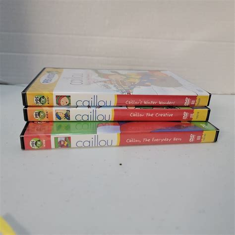 Caillou DVD Lot of 3 PBS Kids - DVDs & Blu-ray Discs