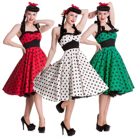 Hell Bunny Adelaide Polka Dot Retro Rockabilly Vintage 50s Party Prom