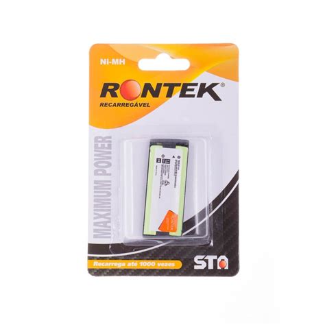 Bateria P Telefone S Fio 2 4V 830mAh P105 RONTEK Casa Da Pilha