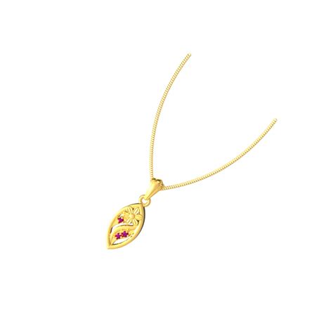 SPE Gold Floral Fusion Pendant Poonamallee