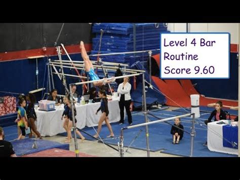 Gymnastics Level Bar Routine Jordan Clark Youtube