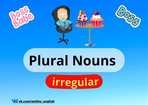 Irregular Plural Nouns Играй и закрепляй слова-исключения ...
