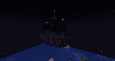 I made a flying pirate ship : r/Minecraft