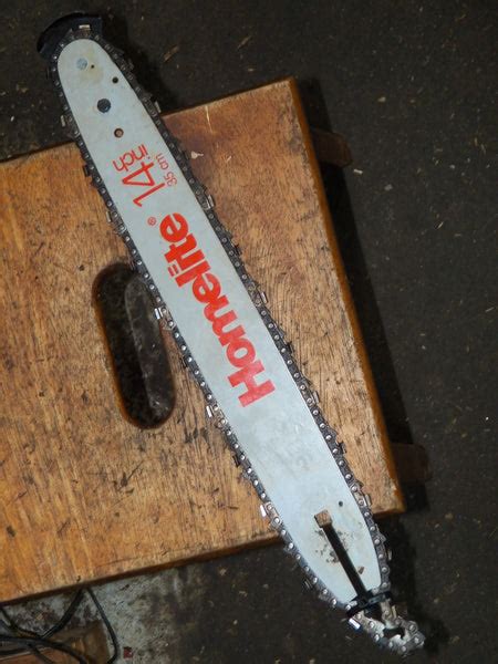 14 Homelite Chainsaw Bar And Chain Used Chainsawr