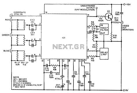 Pal To Vga Converter Circuit Diagram