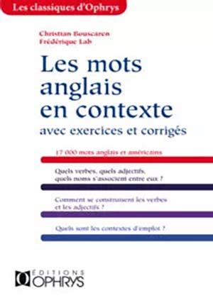 Les Mots Anglais En Contexte