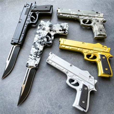 Pistol Style OTF Auto Knife | BLADE ADDICT