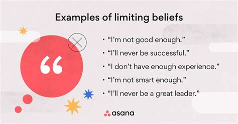 10 Limiting Beliefs And How To Overcome Them 2025 • Asana