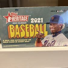 Topps Heritage High Number Baseball Checklist Variations Boxes