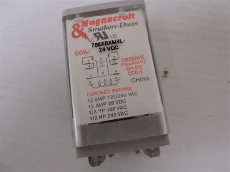 New Magnecraft Struthers Dunn Relay Xbxm L Vdc Ebay