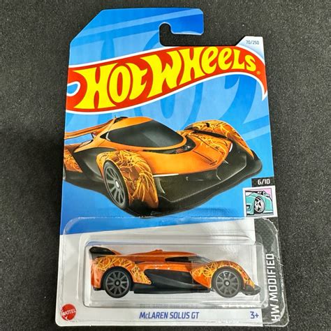 Jual Hot Wheels McLaren Solus GT HW Modified Orange Shopee Indonesia
