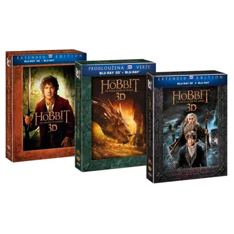 The Hobbit Trilogy [extended] 3d 2d 15 Blu Ray Bluraymania