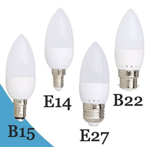 Led Candle Bulb E E B B Screw Mouth Plastic Candle Tip Bulb