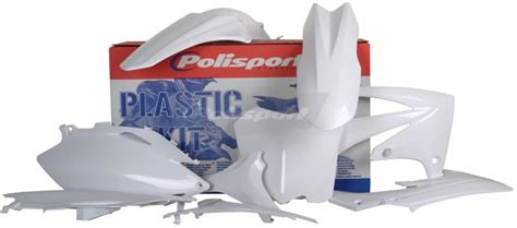 Polisport Plastics Kit White Honda CRF450R 09 12 AOMC Mx