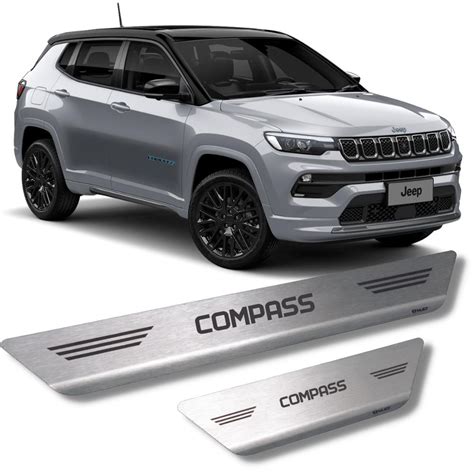 Soleira Jeep Compass A A O Inox Escovado Mult Engates