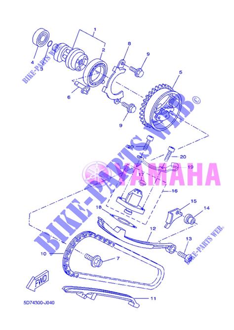 Fourche Pour Yamaha Wr X De Yamaha Catalogue De Pi Ces