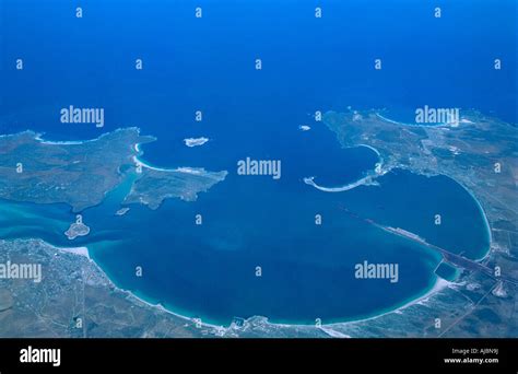 Aerial View of Saldanha Bay Stock Photo - Alamy