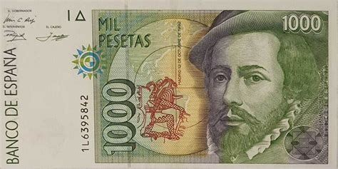 Spanien 1000 Pesetas 1992 Banknote EF MA Shops