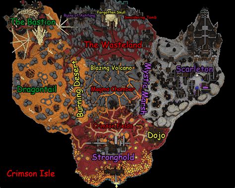 Early Version Of A Crimson Isle Map Nether Update Hypixelskyblock