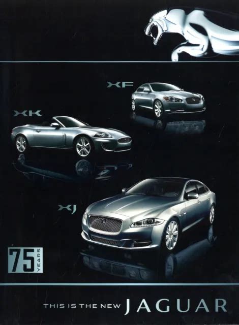 Jaguar Xf Xk Xj Prospekt D Brochure Catalogue Broschyr