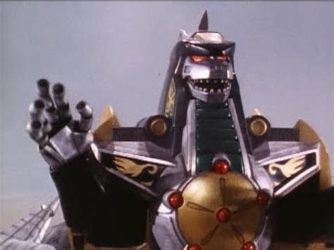 Dragonzord Vs Megazord Battle In Mighty Morphin Power Rangers Episode