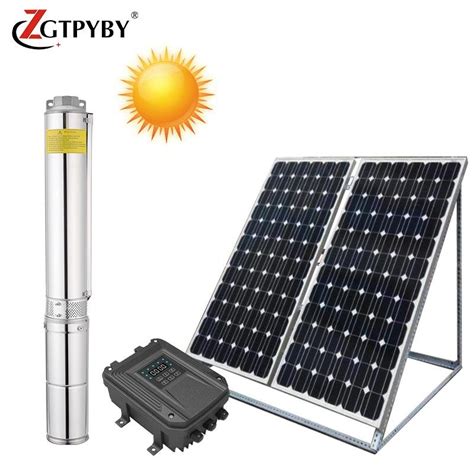 Dc Solar Pump 24volt Sumersible Deep Well To Solar Pump Set Pump Power