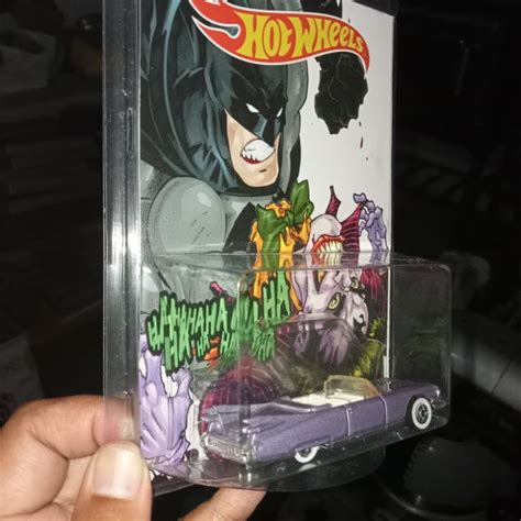 Custom Card Rare Cadillac Joker Batman Dc Comics Hw Hot Wheels Hotwheels Bday Gift Unique Gift