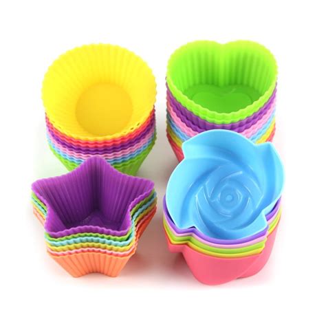 Letgoshop Nonstick And Heat Resistant Reusable Silicone Cake Molds