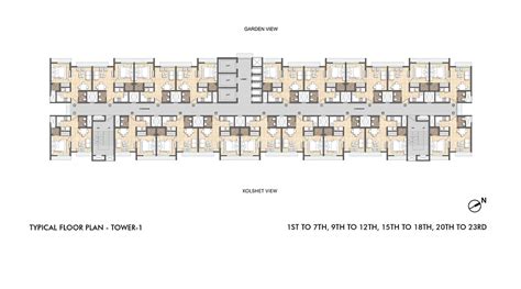 Lodha Crown Kolshet Prices Floor Plans Bhk Flats In Kolshet