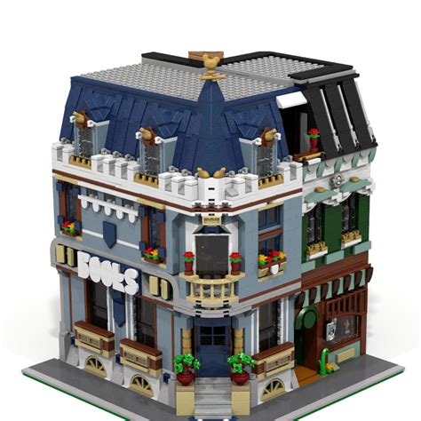 Technic Architecture Modular Street Bookstore for Lego | LesDiy