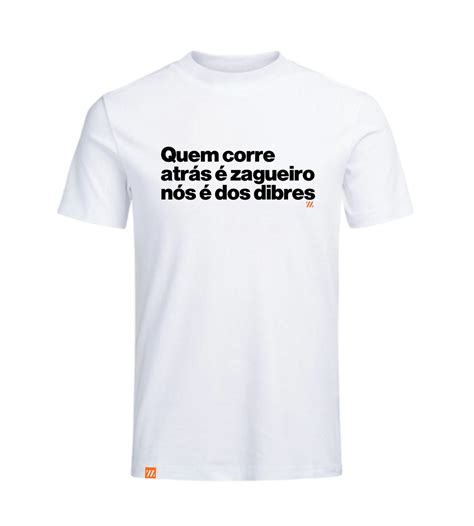 Camiseta Lizzu engraçada Quem corre atrás é zagueiro Elo7