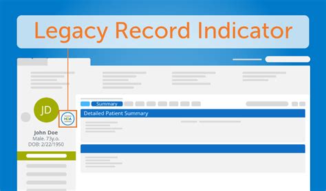 Legacy Record Indicator For Healthdata Archiver® Epic Healthcare